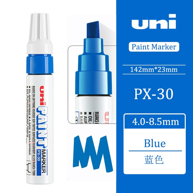 Uni Paint Marker PX30 Broad Blue Lazada PH