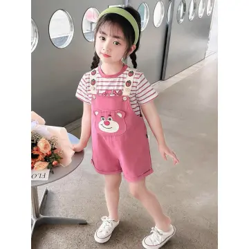 Váy yếm múa màu hồng sen - Hoài Giang shop