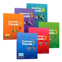 หนังสือภาษาอังกฤษ 6 Books Grammar Friends 1-6 Levels Practice Book for 6-12 Years Old English Learning Materials for Kids Beginner แบบฝึกหัดภาษาอังกฤษ ภาษาภาษากฤษ หนังสือฝึกอ่านภาษาอังกฤษ