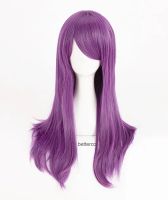 Tokyo Ghoul Guru Rize Kamishiro Cosplay Wigs Long Wavy Purple Heat Resistant Synthetic Hair Wig + Wig Cap