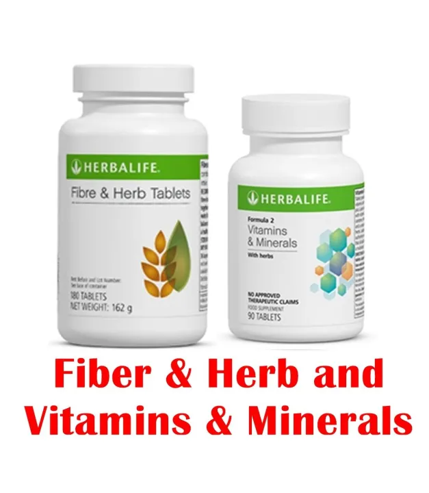 HERBALIFE COMBO FIBER AND HERB, VITAMINS AND MINERALS Lazada PH