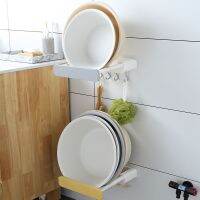 [COD] Cross-border new hidden telescopic washbasin bathroom storage hanger free punching