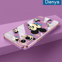 Dienya เคสสำหรับ Nothing Phone 1 Phone1เคสการ์ตูน Mickey มีความสุขใหม่กรอบสี่เหลี่ยมพื้นผิวเคสนิ่มซิลิกาเจลกันกระแทกเคสมือถือรวมทุกอย่างเลนส์กล้องถ่ายรูปฝาครอบป้องกัน