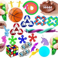 27 Pack Fidget Toys Pack Stress Relief Hand Toy for Adults Kids ADHD ADD Anxiety Autism Sensory Tool Toys Set for Birthday