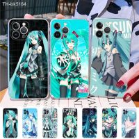 ♕☫ H-Hatsune Miku Phone Case Silicone Soft for iphone 14 13 12 11 Pro Mini XS MAX 8 7 6 Plus X XS XR Cover