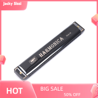 Jacky คีย์24หลุมของ C Play Harmonica mantremolo ปากออร์แกน DOUBLE ROW BLUES