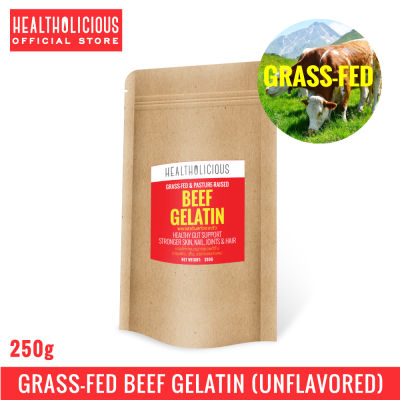 Pasture-Raised Beef Gelatin Powder (for yummy protein snacks and jelly) เจลาติน-250g