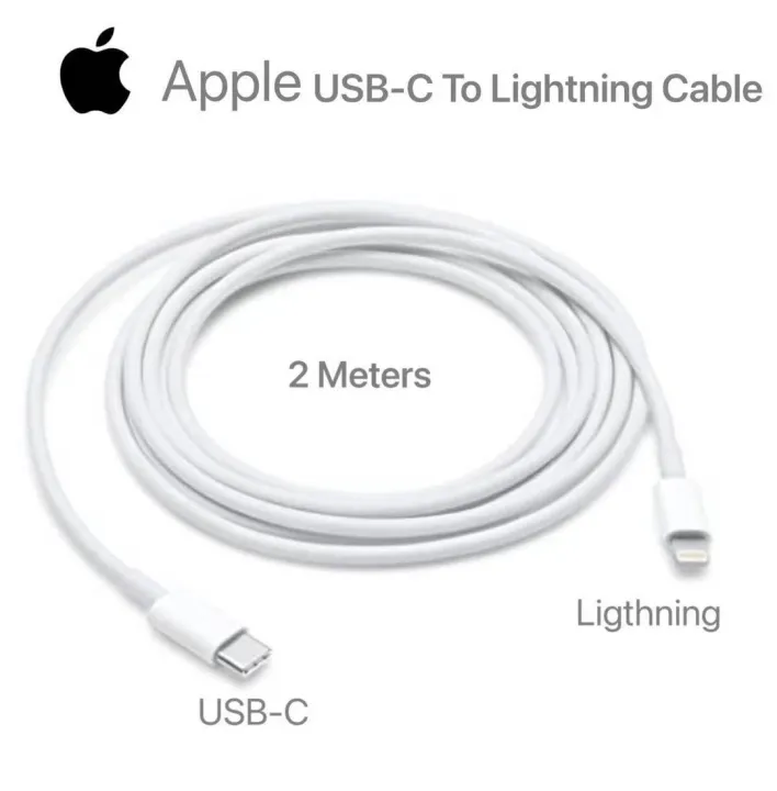 Apple 2M 1M 2 Meters and 1 Meter USB-C to Lightning Cable for 18W 20W fast charging cable iPhone 11 iPhone 12 Macbook ipad pro | Lazada PH Apple 2M 1M 2 Meters and 1 Meter USB-C to Lightning Cable for 18W 20W fast charging cable iPhone 11 iPhone 12 Macbook ipad pro | Lazada PH