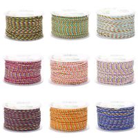 【YD】 23m/roll 2mm Multi-Color Twisted Cord Rope String Threads Jewelry Making Decoration Costumes