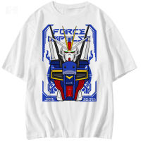 อะนิเมะคลาสสิก เสื้อยืดแขนสั้น Mobile Suit Gundam Cotton ยูนิคอร์น ใหม่ล่าสุด เสื้อยืดแขนสั้น Gundam