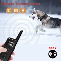 2023 New Electric Dog Training Collar Rechargeable Remote Control Static Shock Vibration Anti Bark Collars For Large Small Dogs