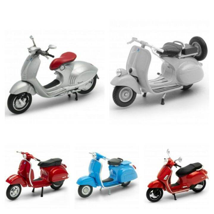 1:18 Vespa Welly Classic Motorcycle Model Diecast Toy | Lazada PH