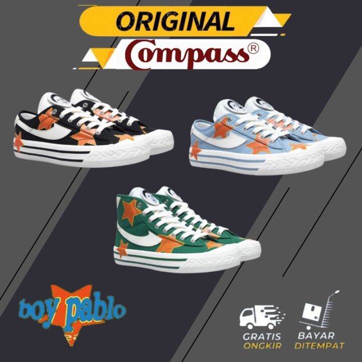 BIG SALE PROMO Sepatu Pria Sneakers Compass X Boy Pablo LIMITED EDITION