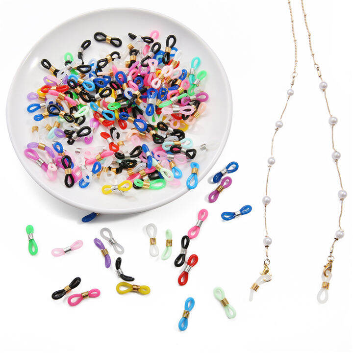 20pcs Ear Hook Eyeglasses Spectacles Chain Glasses Retainer Ends Rope