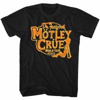 T-shirt เสื้อยืด ลาย Motley Crue Feel Good Tour 2 สีดํา สําหรับผู้ใหญ่S-5XL  CEIP