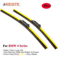 HESITE Colorful Windshield Wiper Blades For BMW 4 Series F25 F32 F36 MK4 420D 428I 430I 440I Convertible Gran Coupe Accessories