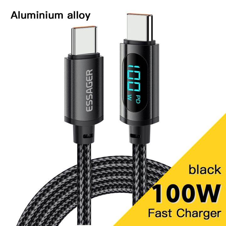 essager-pd-100w-usb-type-c-cable-to-usb-c-7a-fast-charging-charger-wire-cord-for-oppo-realme-huawei-poco-samsung-display-cable-cables-converters