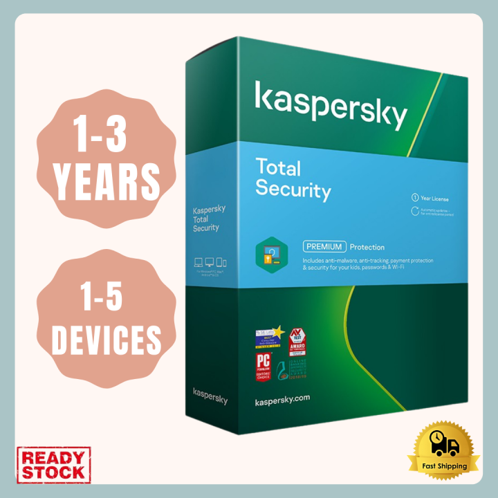 [Fast Response] KASPERSKY_ TOTAL SECURITY 2022 (13 Years/15 Device) Lazada