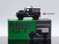 Land Rover Defender 90 Pickup Bronze Green RHD 1:64 (MINI GT)