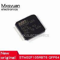 5ชิ้น/ล็อต STM32F105RBT6 LQFP 64ตัวควบคุมขนาดเล็กของแท้ใหม่