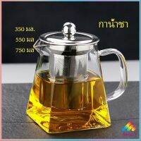 กาชงชา กาแก้ว  ตัวกรองสแตนเลส ไลฟ์สไตล์เม็กซิโก ก้นออกแบบเป็นเหลี่ยม Glass teapot สปอตสินค้าร Sweet.T กาชงชา กาแก้ว  ตัวกรองสแตนเลส ไลฟ์สไตล์เม็กซิโก ก้นออกแบบเป็นเหลี่ยม Glass teapot สปอตสินค้าร Sweet.T