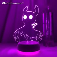 Gaming 3d Lamp Hollow Knight Led Light for Kids Bedroom Decoration Nightlights Children Birthday Gift Led Night Light Room Decor