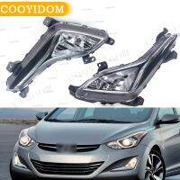 Car Foglkights DRL Driving Lamp Headlight Foglamps Fog Lamp Assembly For Hyundai Elantra 2014 2015 2016 92202-3X210 92201-3X210