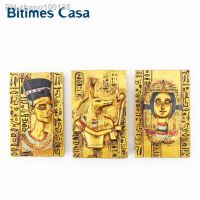 Bitimes 3 Pieces Of 3D Fridge Magnets Travel Souvenirs Egypt Anubis Culture Cleopatra Magnetic Refrigerator Sticker Aimant