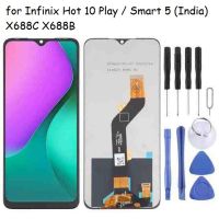 หน้าจอ infinix Hot 10 play งานแท้ จอ LCD พร้อมทัชสกรีน อินฟินิกซ์ Hot 10 play/X688C/X688B แถมไขควง สีดำ