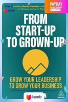 หนังสืออังกฤษพร้อมส่ง From Start-Up to Grown-Up : Grow Your Leadership to Grow Your Business [Paperback]