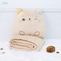 หมอนผ้าห่มแมว Neko ผ้าห่มขนาด 102x152 cm เนื้อผ้านิ่มเกรดพรีเมี่ยมที่สุด