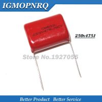 10PCS 250V475J Pitch 25MM 250V 4.7UF 475 4700PF CBB Polypropylene film capacitor 250V475 NEW 250V475J-P25