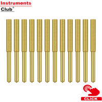 Instruments เครื่องลับคมเลื่อยเพชร,ตะไบหินไทเทเนียมขอบล้อลับมีดสำหรับเลื่อยโซ่หินเครื่องประดับไม้12ชิ้น5/32นิ้ว