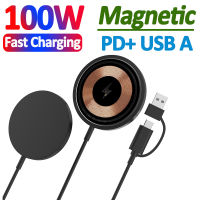 NEW 100W Fast Magnetic Wireless Charger Pad For 14 13 11 12 Pro Max Mini PD Wireless Charging Station Chargers