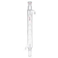 Original Global Straight Condenser 200300/400/500/600mm High Borosilicate Chemical Experiment Glass Instrument[Fast delivery]