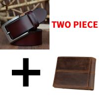 COWATHER Cow Genuine Leather Belt And Wallet For Men High Quality Fashion Male Strap And Purse Suit Cow Leather Free Shipping