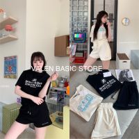 พร้อมส่ง ??  Sporty Warm set  ชุดเช็ทสปอร์ต ดีเทลสกรีนลายตรงเสื้อและกางเกง รุ่นนี้น่ารักมากๆ