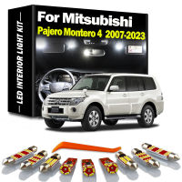 15ชิ้นชุดอุปกรณ์สำหรับมิตซูบิชิ Pajero Montero Shogun 4 V80 V93 V97 V98 2007-2020 2021 2022 2023 Canbus โคมไฟรถยนต์