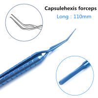 Akahoshi Capsulorhexis Cross Action Forceps 110มม. เครื่องมือตาตาตา Titanium