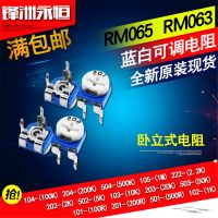 10PCS/LOT Horizontal type RM065/063 blue white adjustable resistor 100R 1K2K5K10K20K50K100K 102 103