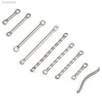 ▧ 20Pcs Stainless Steel Straight/Twist Bar Link Connector Long Bar Pendant Link For Earring Necklace Jewelry Making