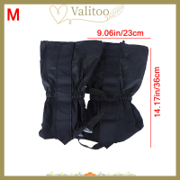 Valitoo สนับแข้ง2ชิ้นกันน้ำกลางแจ้งสำหรับเดินป่าตั้งแคมป์ปีนเขาเล่นสกีรองเท้าบูททะเลทรายรองเท้ากันหิมะเครื่องป้องกันขา