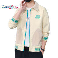 Cozy Up แจ็คเก็ตโค้ทฤดูใบไม้ผลิผู้ชายสไตล์ใหม่ชุดทำงานรัฟเฟียส Jaket Baseball สตรีทแวร์ฤดูใบไม้ผลิและฤดูใบไม้ร่วง