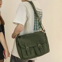 □✴  Canvas y2k Handbags Shoulder Man Tote Messenger Students Handbag Crossbody Large Satchels Envelope