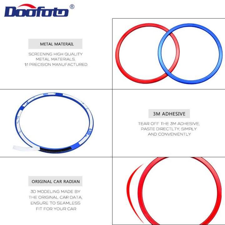 doofoto-แหวนวงกลมตกแต่งฝาครอบพวงมาลัยสำหรับ-mazda-3-6-gh-cx3-cx-5-cx5-cx-3-cx-7แต่งรถอุปกรณ์ตกแต่งภายใน