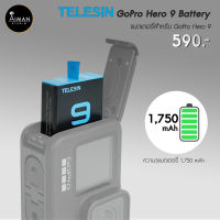 แบตเตอรี่ TELESIN สำหรับ GoPro 9