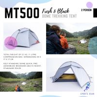 FORCLAZ เต็นท์ทรงโดม สำหรับ 2 คนเพื่อการเทรคกิ้ง 3 ฤดูรุ่น F&amp;B ( Dome Trekking Tent - 2 person - MT500 F&amp;B ) CAMPING TENTS เต็นท์ แคมป์ปิ้ง ตั้งแคมป์ เต็นท์ตั้งแคมป์