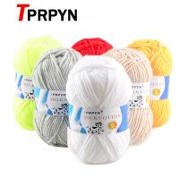 TPRPYN 50g 1pc 95M Milk Cotton Yarn Baby yarn for Knitting Hand Knitted Blanket Sweater Scarf Doll Crochet Yarn wool thread line