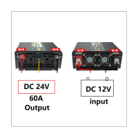 Transformer DC Converter Power Booster 12V to 24V DC 60 Ampere Power Booster Step-Up DC DC Converter 12 Volt to 24 Volt for Car Video Refrigerator