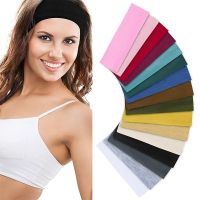 【YF】 Summer Sports Yoga Headbands for Women Simple Adjustable Men Running Absorb Sweat Elastic Hair Bands Soild Headband Wholesale